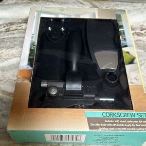 CORKSCREW SET NEW BOX stainless steel